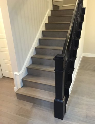 stairs with hardwood floor Peoples Signature Flooring Austin Texas