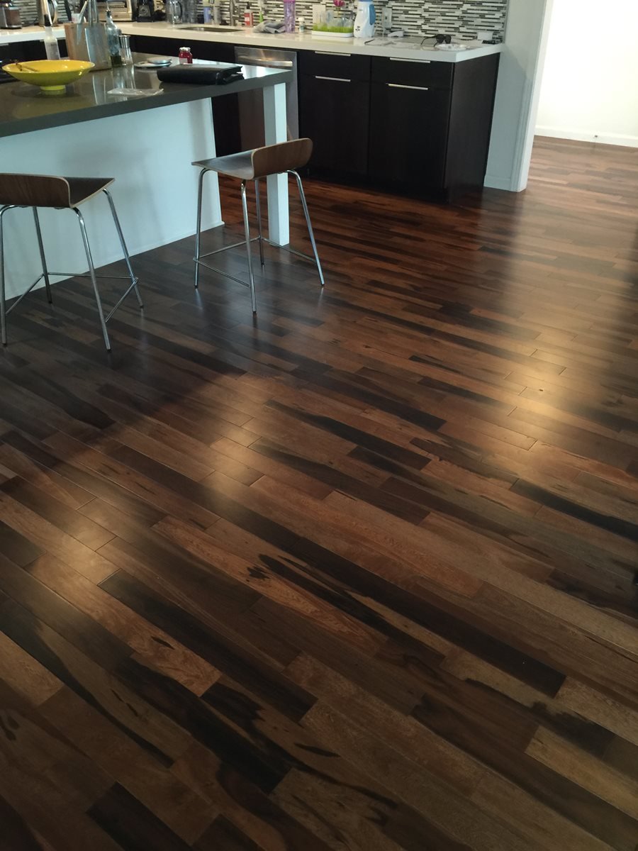 kitchen with hardwood floor Peoples Signature Flooring Austin Texas