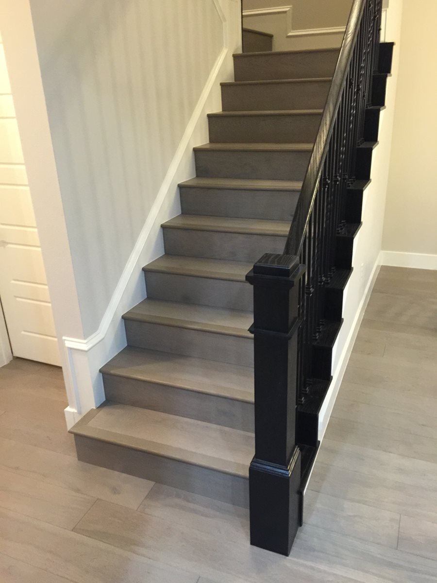 stairs with hardwood floor Peoples Signature Flooring Austin Texas